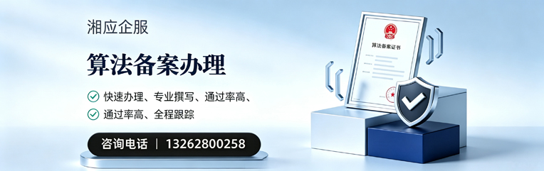 衡阳算法备案申报服务