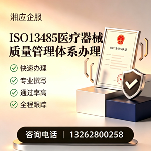 衡阳ISO13485医疗器械质量管理体系认证服务