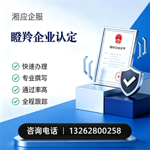 衡阳瞪羚企业认定申报服务