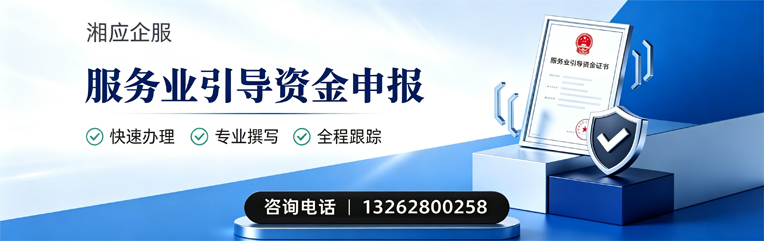 衡阳服务业引导资金申报服务