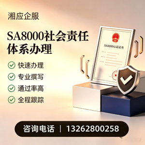 衡阳SA8000社会责任体系认证服务