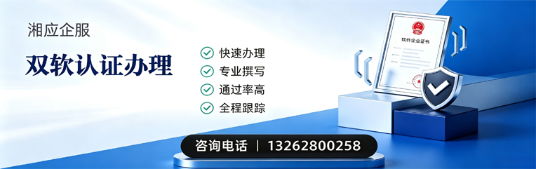 衡阳双软认证申报服务